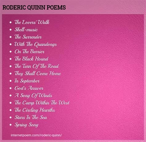 Roderic quinn biography for kids