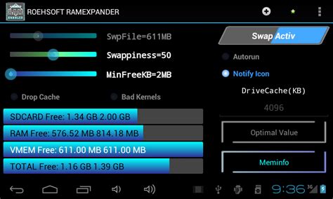 Roehsoft ram expander swap.  ROEHSOFT RAM Expander is an application for Andro...