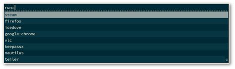Rofi modi.  Available modes are window, run, ssh To show the run-dialog: rofi ...