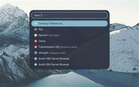Rofi themes.  See examples of how to change widget properties, colors,...