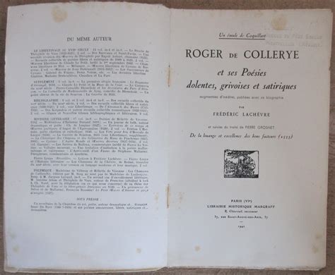 Roger de collerye et ses poésies dolentes, grivoises et satiriques, augmentées d'inédites. - Brother exedra e 40 instruction manual.