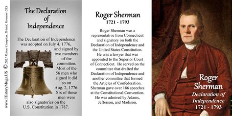 Roger sherman contributions