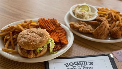 Rogers barbecue. View the online menu of Rogers BBQ Barn and other restaurants in Beaumont, Texas. Roger’s BBQ Barn | Beaumont, TX 77713 Roger’s BBQ Barn · 15879 Old Sour Lake Rd, Beaumont, TX 77713 · (409) 553-9929 · Visit Website · (409) 553-9929. 