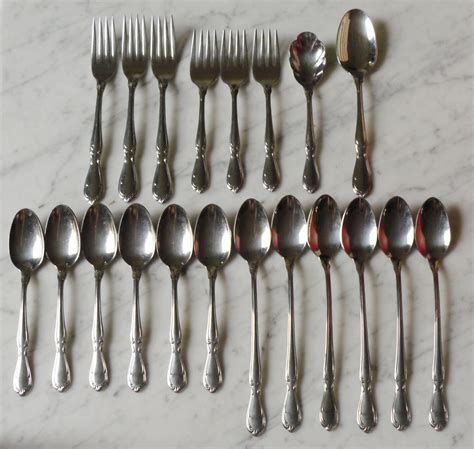 Rogers cutlery co stainless usa. Rogers Cutlery Co LAWNCREST Stainless USA Flatware CHOISE. $3.00. $5.00 shipping. SPRING GARDEN - Rogers Cutlery - IS - Stainless Silverware / Flatware - CHOICE. $5.99 to $14.99. ... Soup Spoon Danesmore Pattern Stanley Roberts Rogers Co. Stainless Japan #97044. $5.99. $1.00 shipping. Lot Of 6 Creation Pattern Soup Spoons Rogers Cutlery Co IS ... 