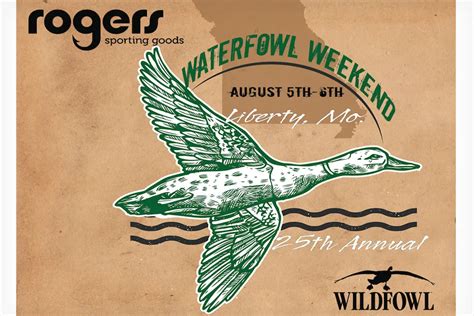 Rogers sporting goods waterfowl weekend 2023. Event in Liberty, MO by Rogers Sporting Goods on Friday, October 20 2017 with 227 people interested and 101 people going. ... Rogers Whitetail Weekend is geared for the Serious Whitetail Hunter. This event will have the BEST DEALS of the year on whitetail gear, just in time for the rut! ... Some of the greatest prices on waterfowl, … 