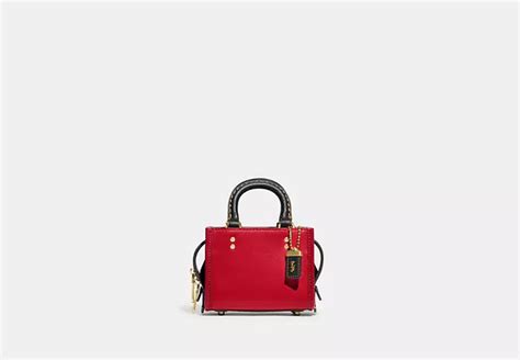 COACH Rogue 25 In Colorblock With Tea Rose And Snakeskin Detail - Multicolour. C$1,220. COACH. ... COACH Rogue 12 In Haircalf With Leopard Print - Black. C$310. COACH.. 