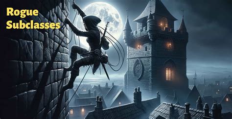 Rogue 5e subclasses.  D&D 5e offers a broad variety of play styles through the rog...