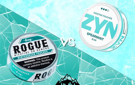 Rogue vs zyn. Aug 26, 2019 · The ZYN nicotine pouch is similar to snus except that it doesn't use tobacco. It's chemically similar to nicotine chewing gum, containing nicotine salts derived from tobacco, and it uses other ... 