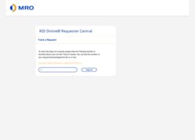 MRO Requester Portal is a free upgrade to the Release of Information (ROI) online service that allows requesters to request, view, manage and resolve healthcare items from MRO facilities. . Roilog