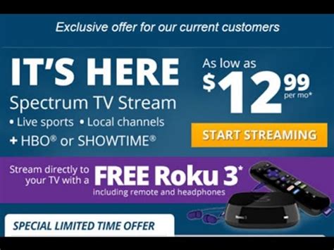 Roku and spectrum. Now Spectrum has announced that new customers will only get the streaming-only option. With this change, current Spectrum TV customers can keep their cable TV boxes if they want, but new customers will only get the streaming option with Xumo. The good news is the new streaming players are about half the monthly cost of Spectrums cable TV boxes. 