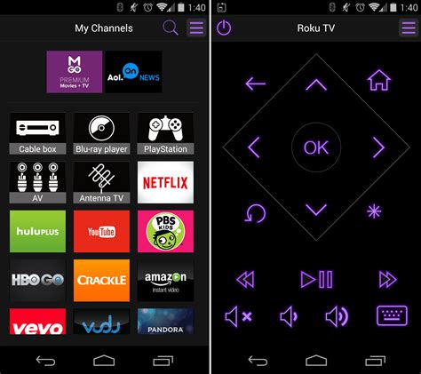The Roku ® mobile app is a free application for iOS ® and Android ™ devices that turns your mobile device into the ultimate streaming companion. Watch hundreds of hit movies, TV shows, and more when you are on the go, directly from The Roku Channel tab, or turn your mobile device into a control center for your Roku ….