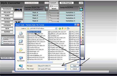 Roland style converter.  Our subscriber Gladson has identified two softwares which...