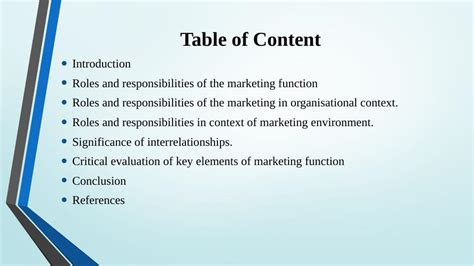 Roles and Responsibilities of a Marketing Function in Context of Tesco