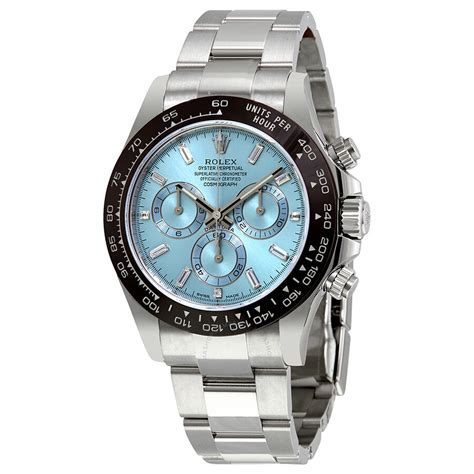 Rolex Oyster Perpetual Cosmograph Daytona Ice Blue Dial ... - Jomashop