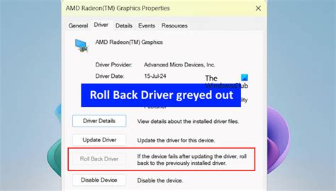 Roll back driver greyed out.  Simultaneously press the Windows + X keys on your...