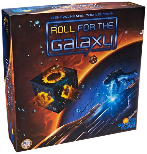 Roll for the Galaxy is a dice game of building space empires for 2
