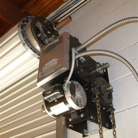 Roll up garage door opener. The mechanism determines how the door opens and closes. There are three main types of garage door styles: Roll-up garage doors have multiple horizontal panels. When you open them, the panels form a coil and end up in a roll at the top of the door opening. This type of door requires less overhead space, making it ideal for small garages. 