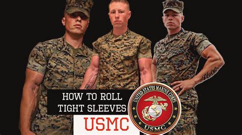The Royal Marines video shows how to roll up sleeves (Picture: Royal Navy / Royal Marines). The Marine DL explains that to start, hang the shirt on a hanger …