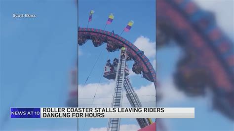 Roller coaster malfunctions at Wisconsin fair, strands riders upside down for hours