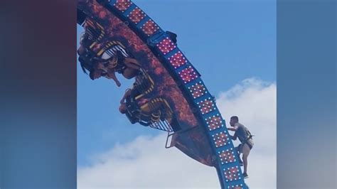 Roller coaster riders stuck upside down for hours at Wisconsin festival
