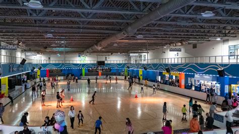 We have it all in one place. Stop in during one of our roller skating or ice skating public sessions to skate to the top hits, enjoy some food and play games! Or come in to workout with us in our weight & cardio rooms, track or pool. . 