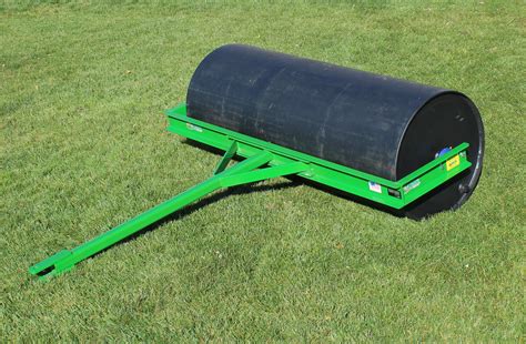 Roller yard. Lawn roller dimensions are measured in terms of rolling width and frame width. The frame width refers to the size of the piece of equipment, whereas the rolling width is the effective area — which is the number to use when deciding on your new lawn roller size. So, for example a 72-inch lawn roller would cover six-feet of ground at once. 