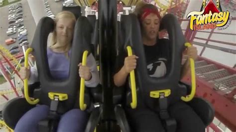 A roller coaster at the Washington State Fair malfunctioned on Sept. 1, leaving passengers stranded mid-ride until rescue workers at the park came up to manually push the car. (Credit: Diana Lynn .... 