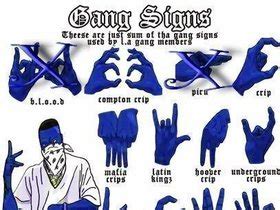 Long Beach Gang Signs. Blacc Bandit Crips. The
