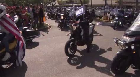 Rolling Thunder Motorcycle Club hosts ride in support of Israel amid war with Hamas