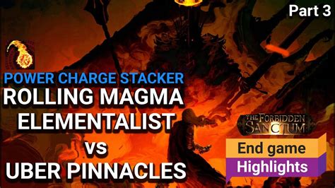 Rolling Magma setup: Rolling Magma - a default Fire Spell requiring no conversion, can be switched with other similar Spells depending on your preferences and level: Inspiration Support - the cost of linked Skills is lower while Elemental Damage and Crit. Chance gets increased. 