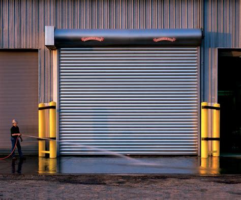 Rolling steel doors