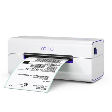 Rollo printer chromebook.  Peel off the label and put on the package. ...