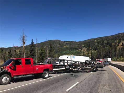 Rollover crash at Vail Pass summit closes eastbound I-70