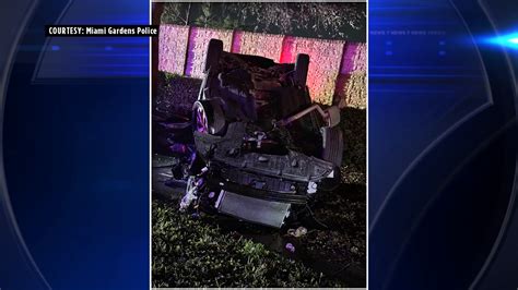 Rollover crash causes power outage in Miami Gardens; investigation ongoing