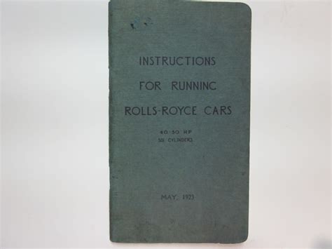 Rolls royce 40 50 hp six cylinders cars instruction owners manual. - Privilegios reales concedidos a la ciudad de barcelona..
