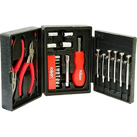 Rolson 36039 25 pc Mini Tri Fold Tool Kit - Amazon