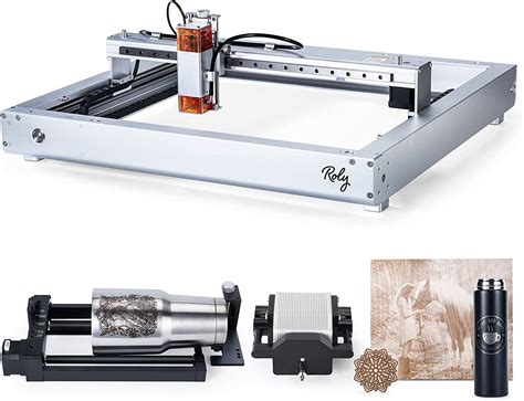 Roly lasermatic10 laser engraver. Just purchased my first laser and it was a Roly LaserMatic10. For what you get, it is really the only way to go if detailed engraving is what your are after ... 