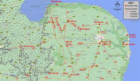 Roman Roads in Norfolk