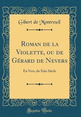 Roman de la violette, ou de gérard de nevers. - The oxford handbook of cognitive and behavioral therapies oxford library of psychology.