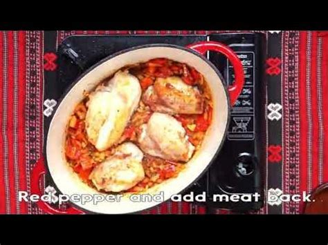 Romanian chicken paprikash recipe Gustomondo - YouTube