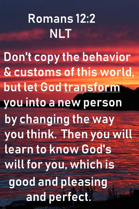 New Living Translation (NLT) Bible Book List. Font Size. Passage ... Romans 12:15 in all English translations. Romans 11. Romans 13. New Living Translation (NLT). 