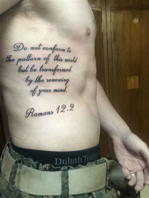 Romans 122 Tattoo Tattoos, Tattoo quotes, Romans 12