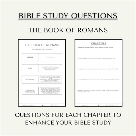 Romans Study Guide And Notes