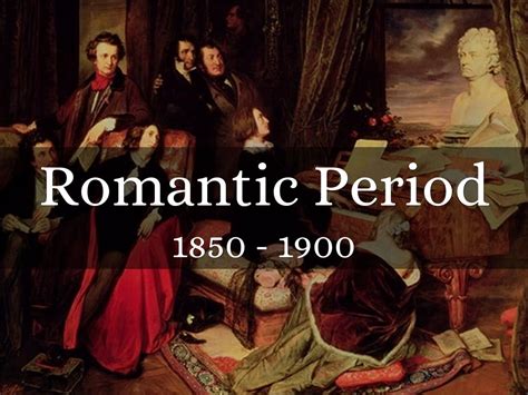 10-Jan-2019 ... Most though put the start of the Romantic Period at 1800, the year that Beethoven premiered his first symphony which matches up with the ...
