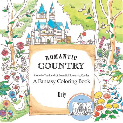 Read Romantic Country A Fantasy Coloring Book By Eriy