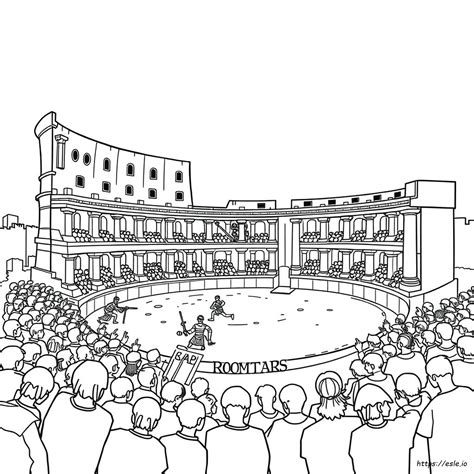 Rome Coloring Sheets