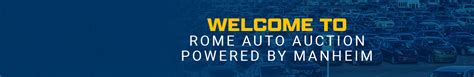 Do as the Romans do. Bid on wholesale vehicles every Monday at 2 PM ET at #RomeAutoAuction powered by #Manheim. See you tomorrow! Inventory ️.... 