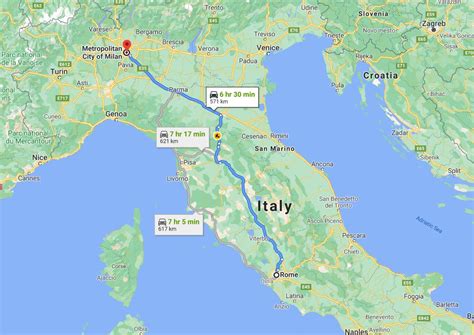 Rome to milan. Trip overview. The average train between Milan and Rome takes 3h 23m and the fastest train takes 2h 39m. The train runs at least 3 times per hour from Milan to Rome. The journey time may be longer on weekends and holidays; use the search form on this page to search for a specific travel date. 
