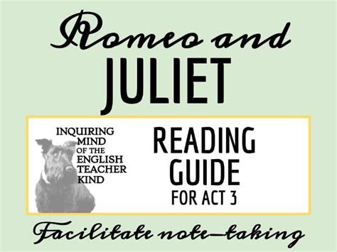 Romeo and juliet act 3 reading guide. - Manual de instrucciones fresado de fanuc.