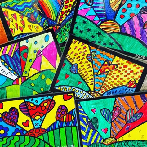 Romero Britto Inspired Art Activities for Kids: Join the Happy …